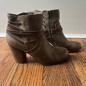 Madden Girl Denice Bootie in Stone.